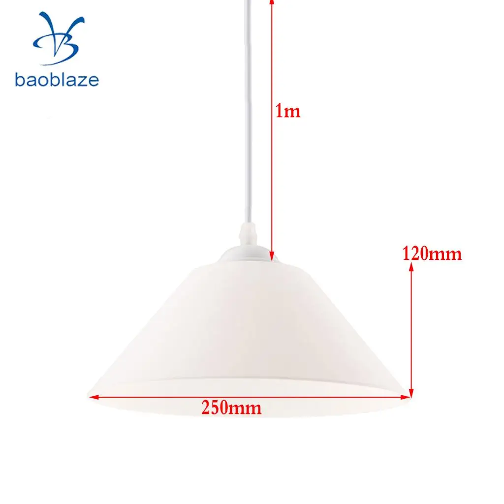 E27 конусообразный Потолочный подвесной светильник, абажур, абажур, легкий декор