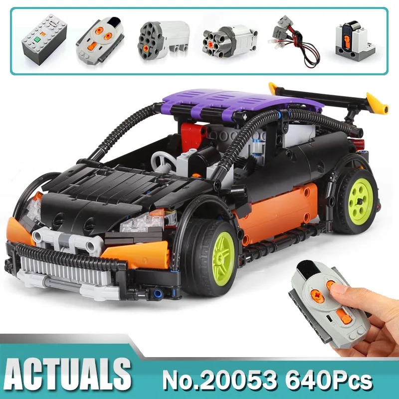

Technic Series 20053 The Hatchback Type R Set Compatible with Lego MOC-6604 Building Blocks Bricks Toy gifts