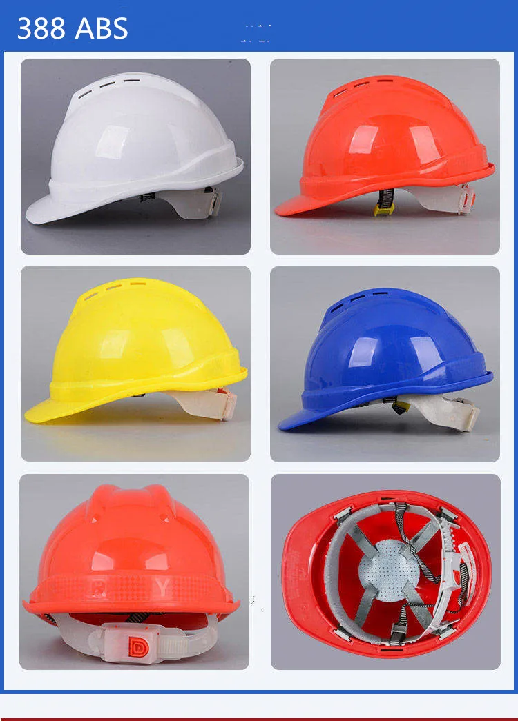Защитный шлем строительных работников защитные шлемы солнцезащитный козырек на заказ HD PE ABS национальный стандарт дышащий много цветов распродажа