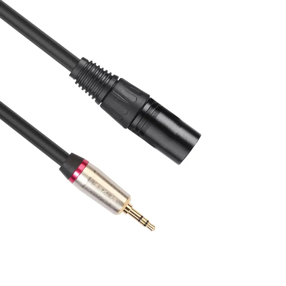 3 контактный Штекерный разъем 0 м XLR 5 мм стерео штекер экранированный микрофон