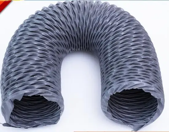 

3m/Lot 4" 100mm Nylon Fabric Ventilation Pipe 150mm Ventilator Hose Plastic Canvas Flexible Telescopic Tube Intake Exhaust Duct