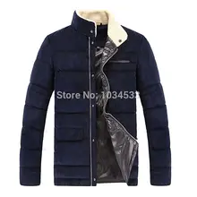 Классический Стиль одноцветное Для мужчин; отложной воротник мягкий пальто Мягкая флисовая ветровка зимняя теплая куртка Верхняя одежда Пальто