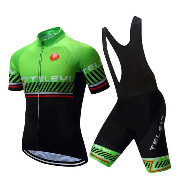 Летняя мужская комбинезон короткий рукав Vélo набор MTB Майо велосипед одежда триатлонный костюм Спортивная одежда велосипед комплект одежды - Цвет: Color 3