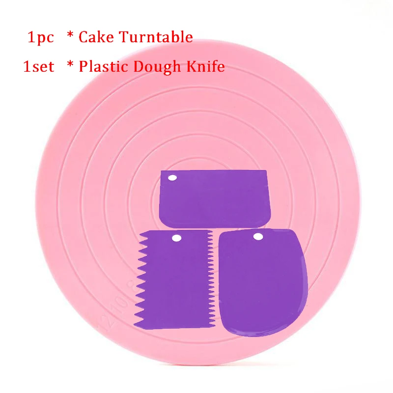 5,5 дюймов вращающийся стол для торта вращающаяся подставка для украшения торта платформа для торта Кондитерские инструменты для украшения торта печенья украшения для печенья - Цвет: 1pccuter