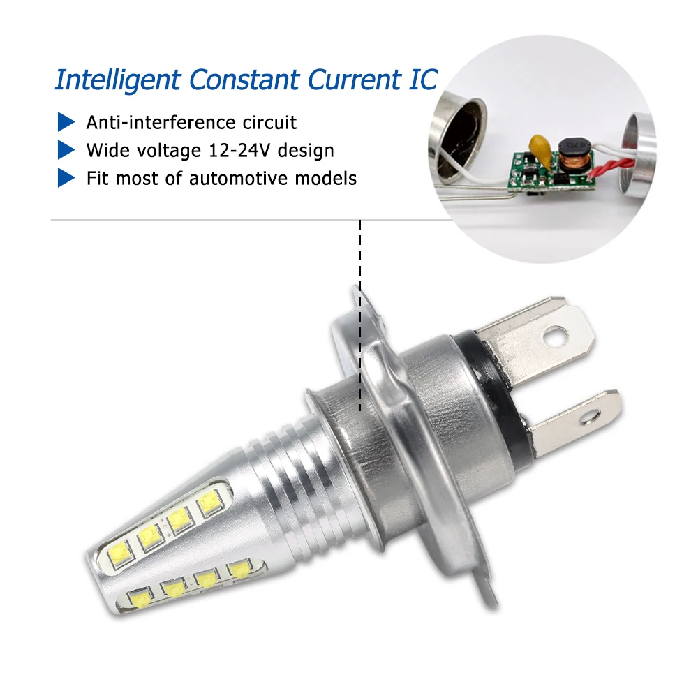 2 шт. H7 H11 светодиодные лампы HB4 Led HB3 9006 9005 H4 1156 противотуманный светильник s 1760LM 6500K белый 3000K желтый 12V DRL автомобильный светильник