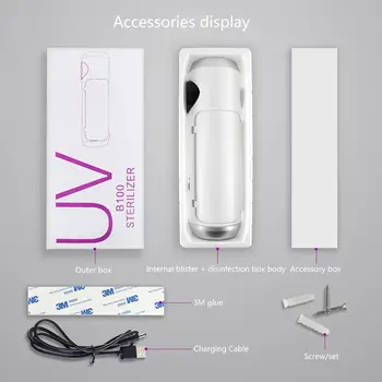 

USB Charging UV Light Ultraviolet Tooth brush Sanitizer Toothbrush Holder Automatic Toothpaste Squeezers Dispenser Home Bathroom