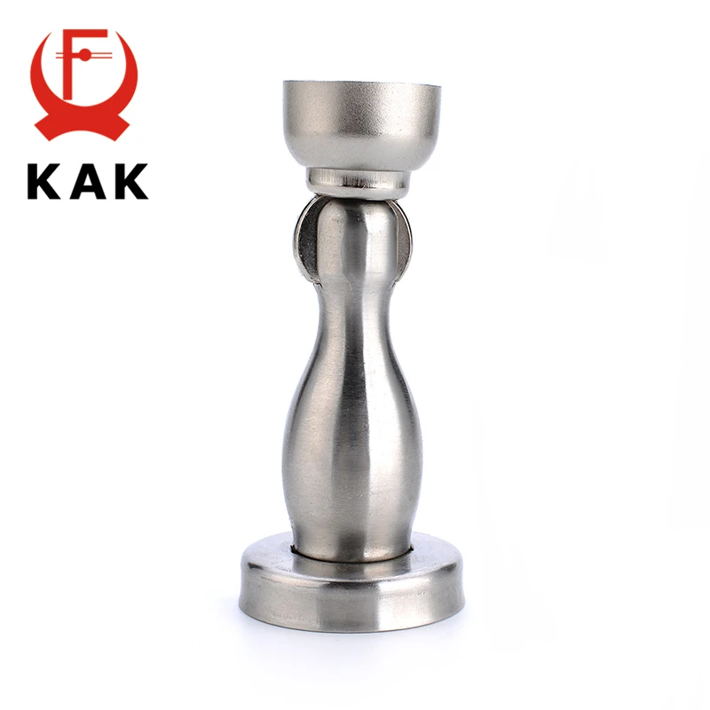 

KAK Magnetic Door Stop Stainless Steel Stopper Holder Cabinet Catch Fitting With Screws For Family Home Furniture Hardware