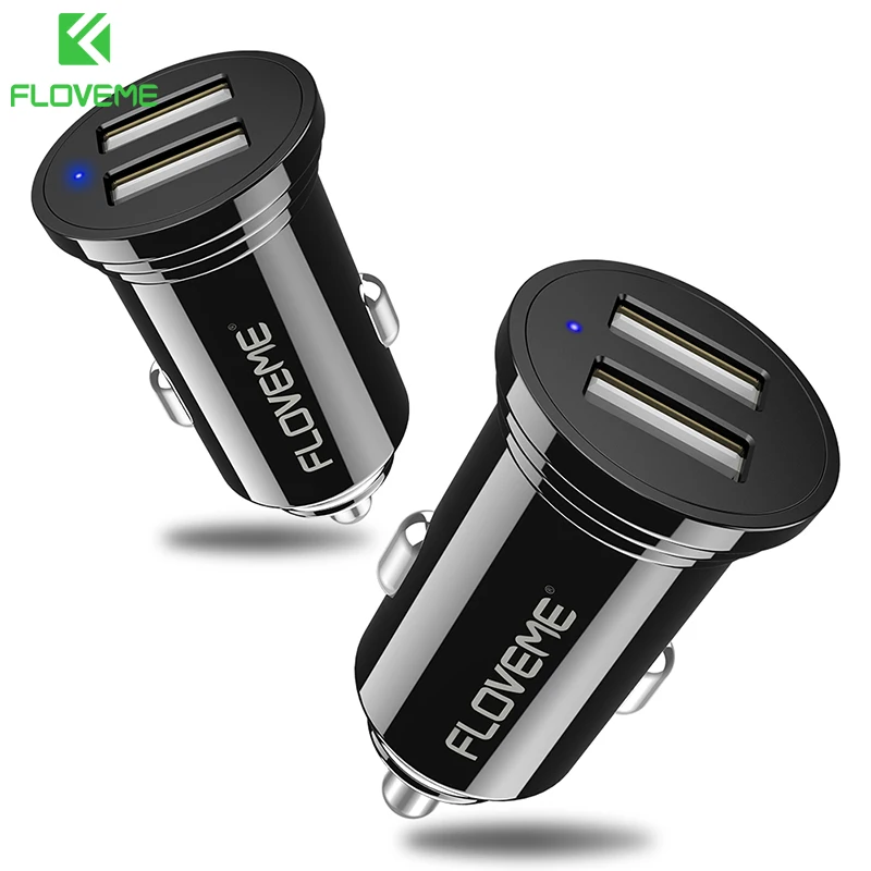 FLOVEME المزدوج USB سيارة شاحن سامسونج فون X 8 2.4A شاحن للجوال هاتف لوحي GPS USB سيارة-مهايئ شاحن سريع في سيارة FLOVEME المزدوج USB سيارة شاحن سامسونج فون X 8 2.4A شاحن للجوال هاتف لوحي GPS USB سيارة-مهايئ شاحن سريع في سيارة