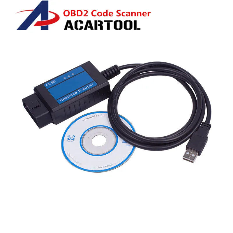 Считыватель кодов для Fiat сканер OBD/ OBD2 диагностический Usb кабель интерфейс USB