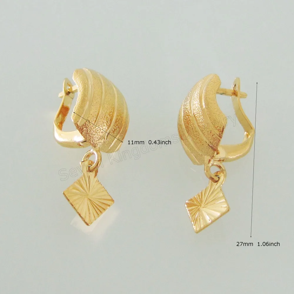 Min Order 10 Can Mix Design Cute Square Part Hanging Carved Scrub Min Order 10 Can Mix Design Cute Square Part Hanging Carved Scrub Dimension 11mm 27mm Yellow Gold Gp Stud Earring In Earrings From Jewelry