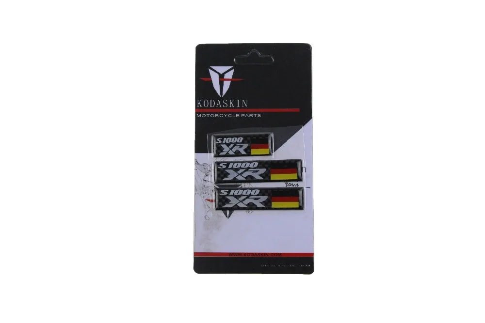

KODASKIN 3M Carbon Sticker emblem decal For BMW S1000XR one set/3pieces