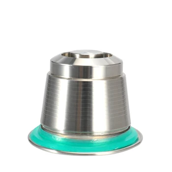 Stainless Steel Fillable Coffee Capsules Filter Reusable Coffee Capsule Cup with Buckle for Nespresso Nescafe Coffee Machine