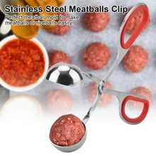 Meatball Maker Mold Stainless Steel Stuffed DIY Rice Fish Meat Ball Maker Meatballer Scoop Clip Kitchen Tools Meatball Maker