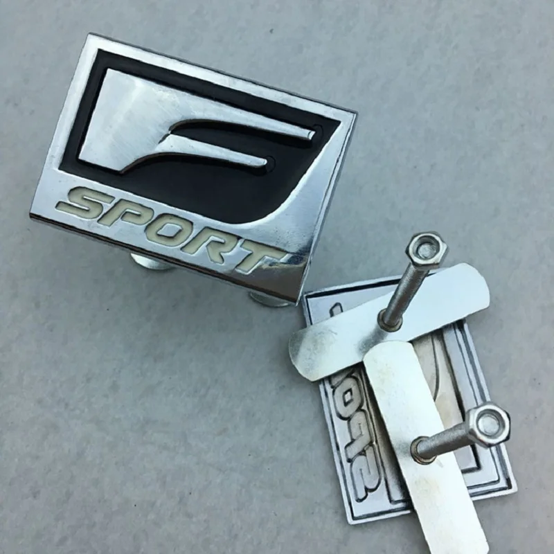 Accesorios de automóvil piezas exteriores coche cabeza parrilla insignia con emblema de logotipo F-SPORT Accesorios de automóvil piezas exteriores coche cabeza parrilla insignia con emblema de logotipo F-SPORT