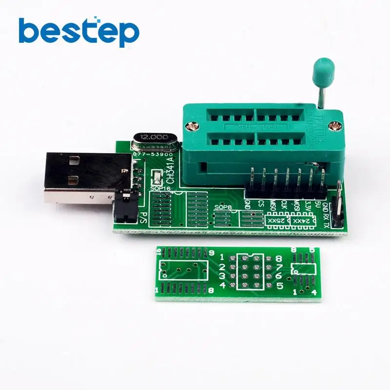 Плата Bios MX25L6405 W25Q64 USB программатор ЖК-горелка Progammer CH341 для 24 25 серий | Электронные