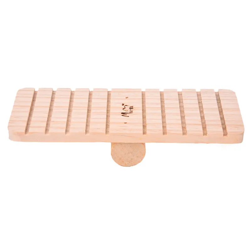 Hamster Logs Seesaw Small Pet Golden Bear Guinea Pig Wooden Bridge Hamster Toy Items