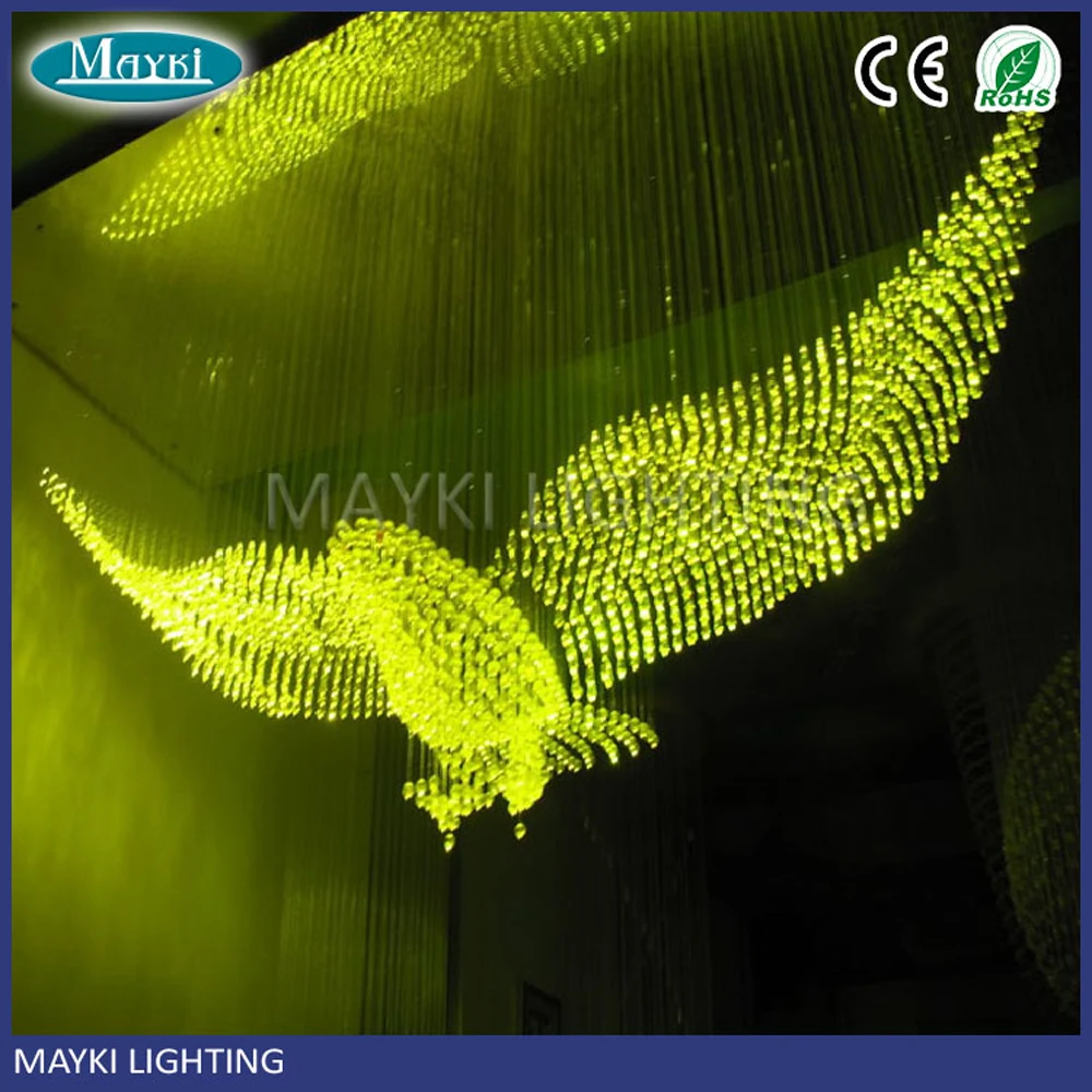 

Maykit 150w 4200k Fiber Optic Light Source Twinkle 8 Colors Changing Effect Remote Controller For Chandelier Lighting