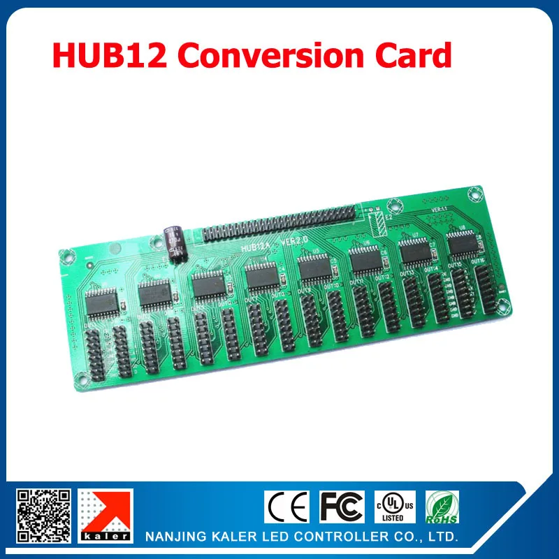

1pcs 12 Hub Board LED display hub12 LED card with 50P data line