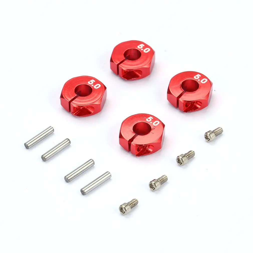 

RC HSP HPI Aluminum Wheel Hub Hexagonal Adapter 5.0 Wheel Hex 12mm Drive With Pins For 1/10 Tamiya Car Accessories