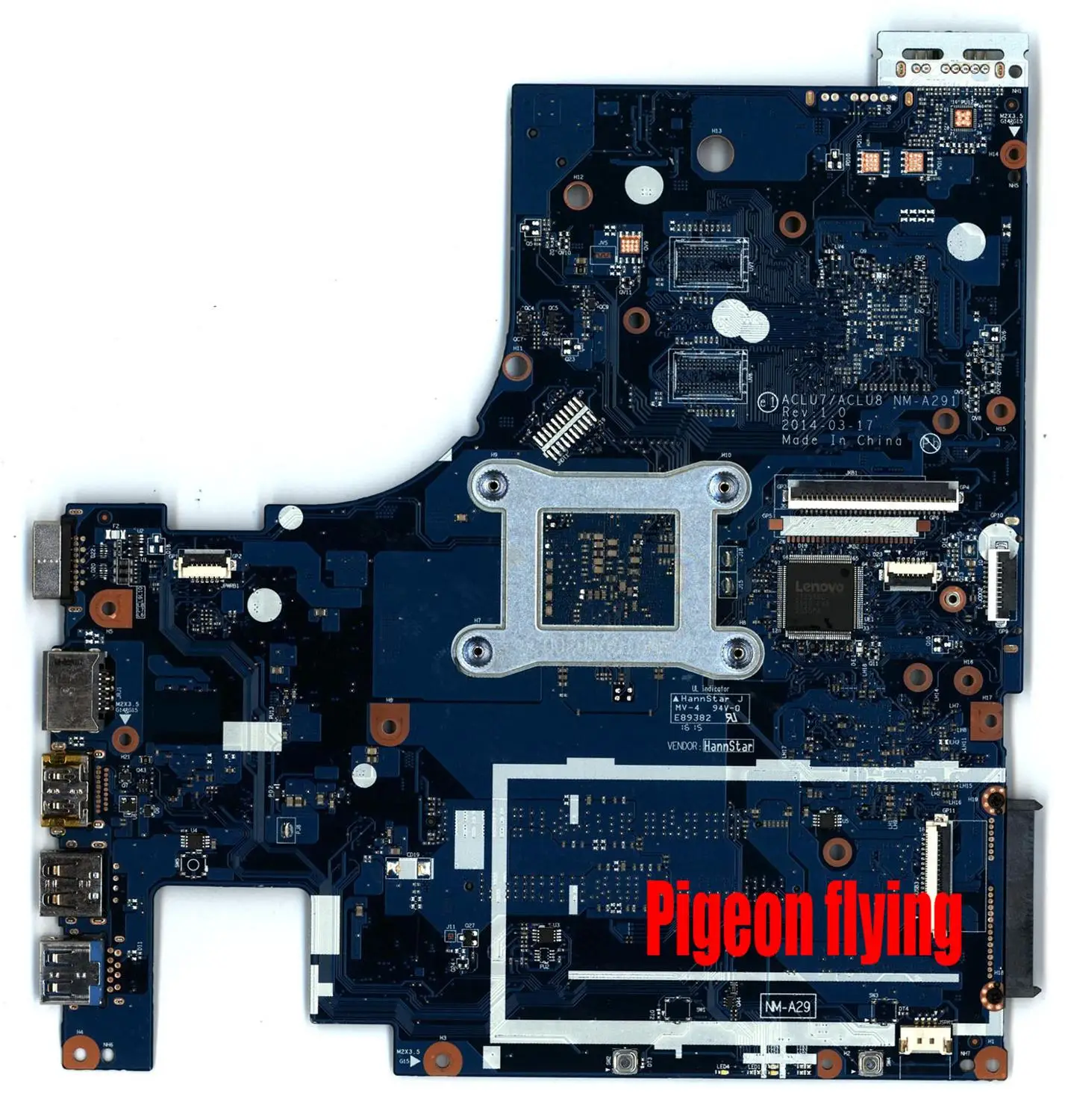

NEW lxl for lenovo Z50-75 laptop motherboard NM-A291 Integrate UMA CPU:AMD-(7000, A8-7100, A10-7300, FX-7500) FRU 5B20F66 xxx