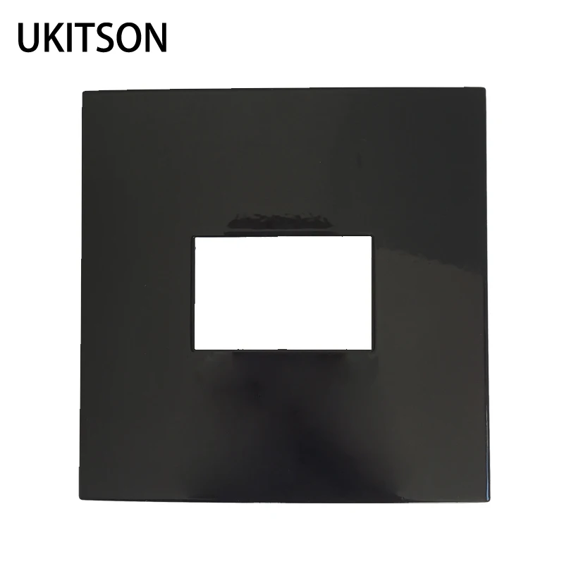 1 Slot Black Wall Outlet Frame pic 1