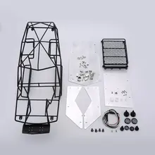 1/10 Масштаб RC металлическая рама рулонная клетка с внутренними частями Рок Гусеничный для рамы корпуса