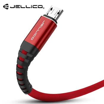 Jellico 120CM Micro USB Cable 3.1A Fast Charge Data Cable for Samsung Xiaomi LG Tablet Android Mobile Phone USB Charging Cord