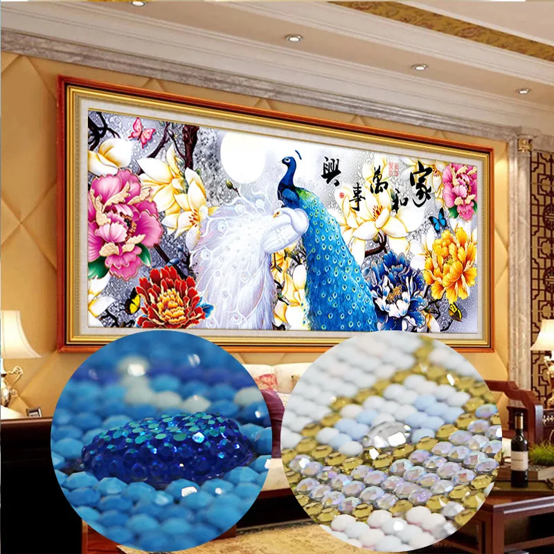 50*75 см 3D круглая Алмазная картина особой формы вышивка крестиком цветы 5d алмазная картина Алмазная Вышивка Бисер Стразы