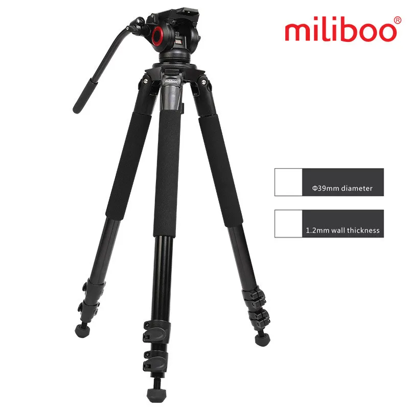 Miliboo IronTower MTT701A Профессиональный алюминиевый сплав камера легкий вес видео штатив Стенд жидкая головка MYT802