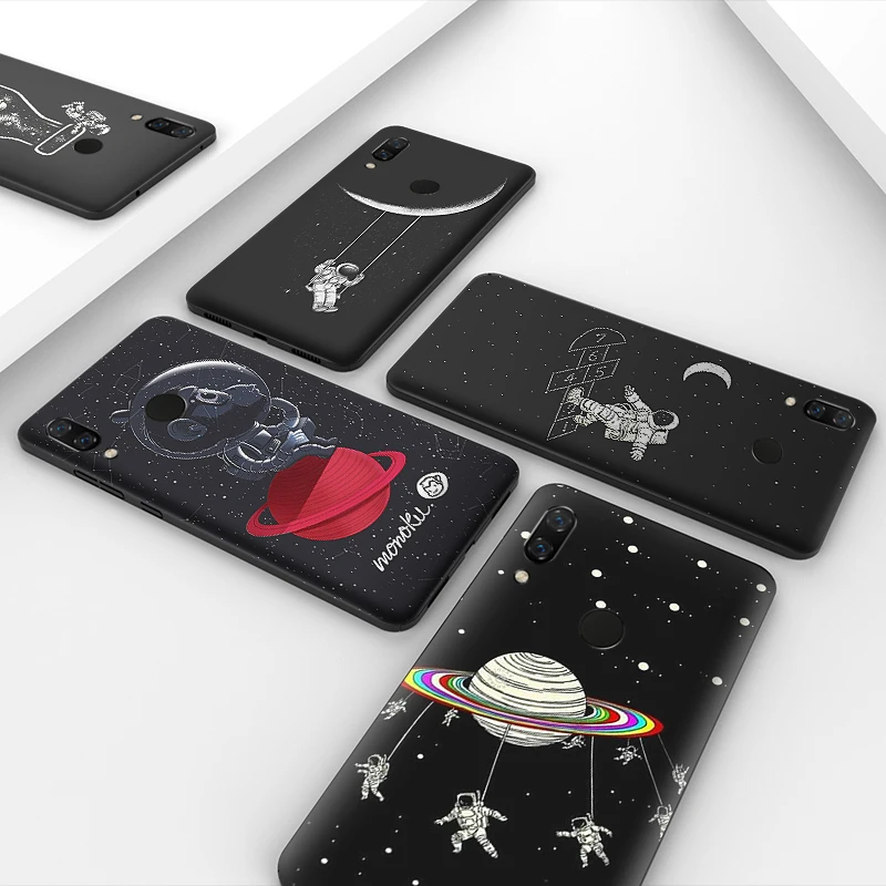 

Black Silicone Phone Case For Huawei P30 Pro Case Coque Huawei P30 Lite Nova 4 Lite Mate 20 Y7 Pro 2019 Lite Nova 3 3i Covers