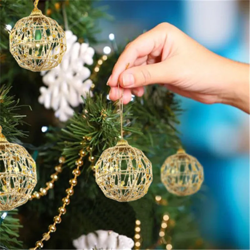 Glitter Stars Xmas Ball Baubles Clock Tapestry Wall Hanging Living Room Bedroom