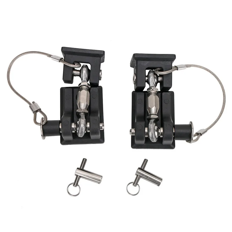 Engine Hood Lock Latches Catch Locking Anti-Theft Key Kit For Jeep TJ Wrangler Rubicon Accessories 1997-2006 KOLEROADER (16)