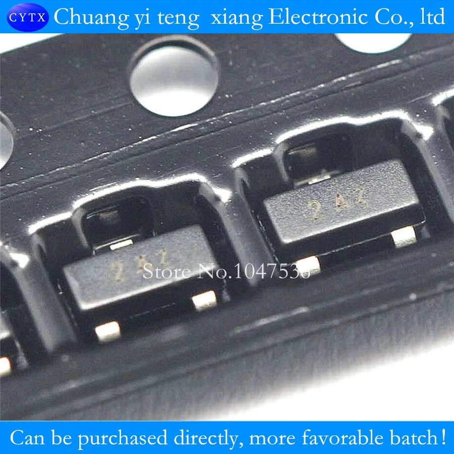 SMD Триод MMBT3906 40V0.2 A/2 A PNP SOT23 (100 шт./лот) | Электронные компоненты и принадлежности