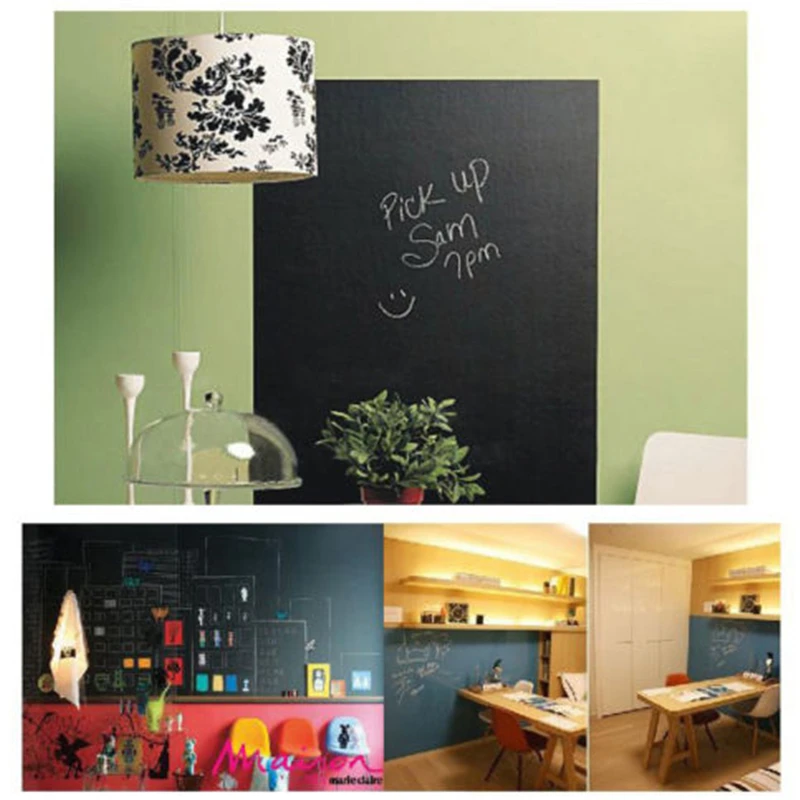 Chalk Board Blackboard Stickers Removable Vinyl Draw Decor Mural Decals