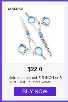 Парикмахерские ножницы для волос 6 дюймов Япония 440C профессиональные ножницы для волос опорный винт широкое лезвие меча F28 lyrebird Высший
