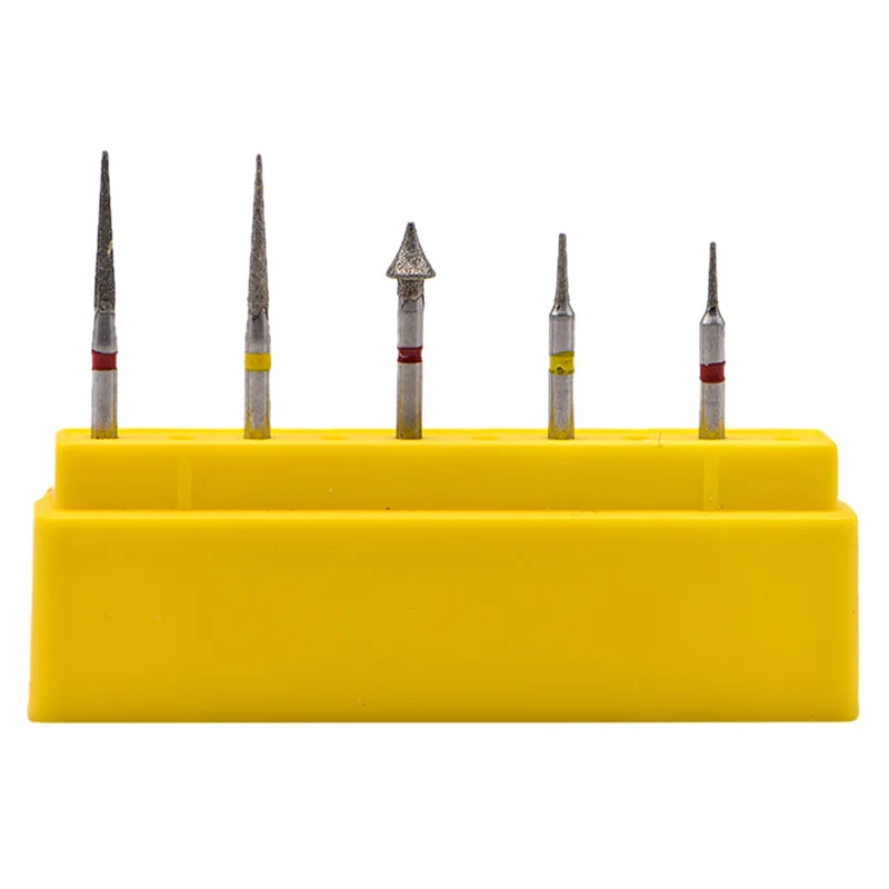

5pcs/box Interproximal Enamel Grinding Polishing Dental Ortho Diamond Burs Dental Tools Dentistry Lab Needle Suit