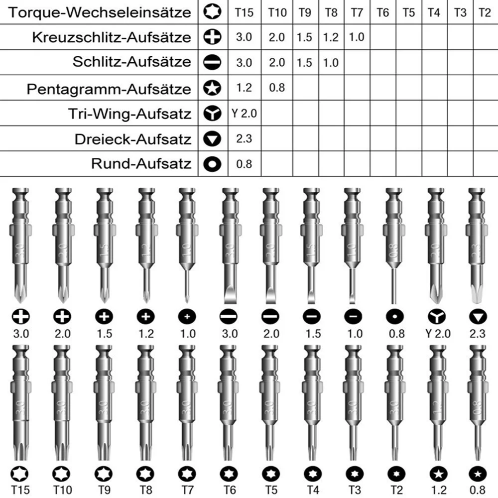 Screwdriver Set 25 in 1 Multifunctional Opening Repair Tool Set Precision Screwdriver For Phones Tablet PC