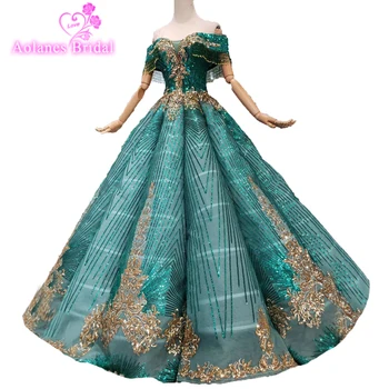 

Shiny Lebanon Emerald Green Prom Dresses Telass Sequined Long Prom Dresses Abiye Formal Dress Robe De Soiree 2019 Abendkleider