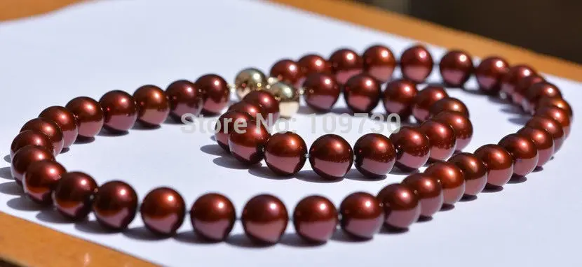 

Jewelry 00727 Big size pearl AAAAA top grade 11-12mm 14KGP clasp necklace&bracelet sets jewelry