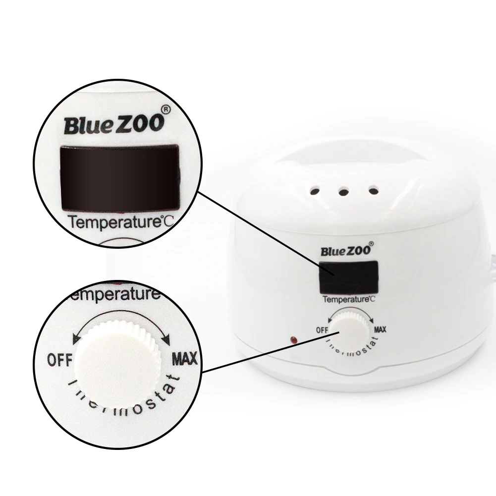 Светодиодная панель температурного контроля 500CC нагреватель горячего воска безболезненный антиаллергический депилятор горячая пленка жесткий гранул воск бобы комплект