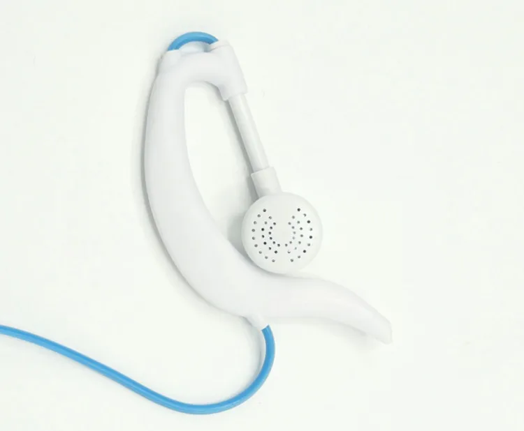Fone de Ouvido para Kenwood Moda Azul Macio Orelha Pendurado Baofeng Uv5r 888s 5 Walkie-talkie