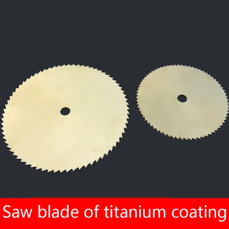 Titanium plated saw blade HSS and hard high speed steel saw blade metal