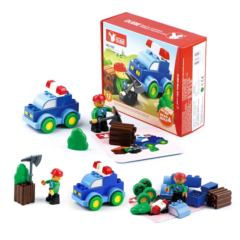 

4 Styles Big Size Bricks Set DIY Creative Bricks Child Educational Wange Building Blocks Compatible with Lepin Duplo
