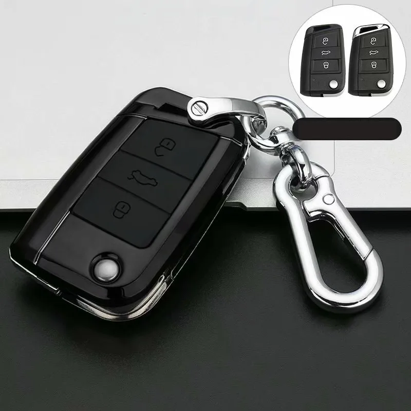 Чехол для ключей из ТПУ для volkswagen vw, чехол для volkswagen golf 7 6 5 для vw golf mk7 mk6, чехол для автомобильных ключей, автомобильные аксессуары