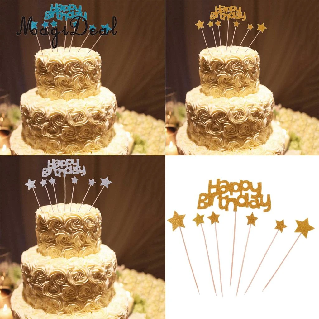 Magideal Ensemble De 1 Piece Pour Fete D Anniversaire Garniture De Gateau Style Etoile Pics Alimentaires Decoration De Gateau Pour Fete D Anniversaire Bleu Argent Or Aliexpress Magideal Ensemble De 1 Piece Pour Fete D Anniversaire Garniture De Gateau Style Etoile Pics Alimentaires Decoration De Gateau Pour Fete D Anniversaire Bleu Argent Or Aliexpress