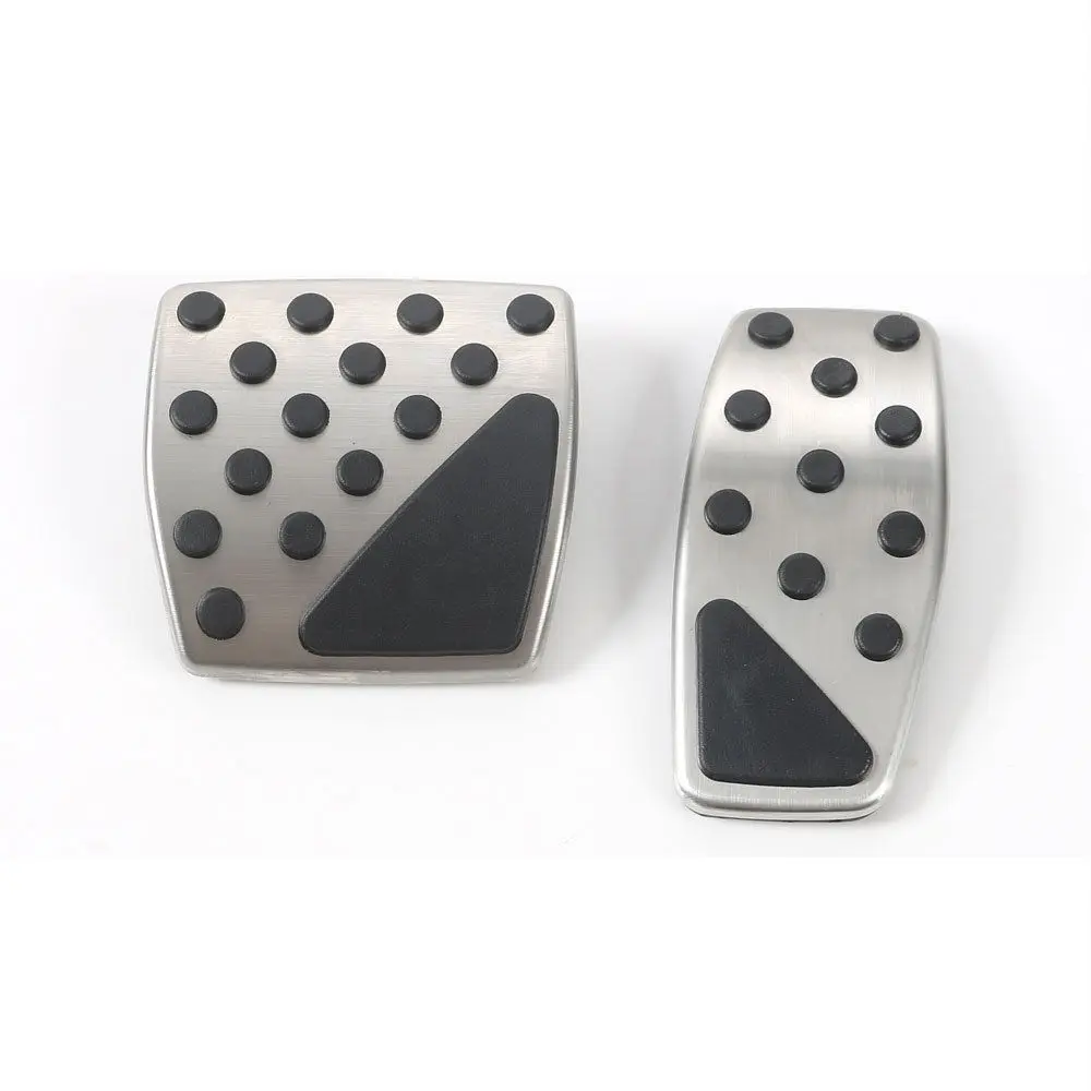 

2pcs/set Car Nonslip Steel & ABS Accelerator Brake Pedal Kit Cover For Renegade 2015-2016 Car Styling Auto Accessories