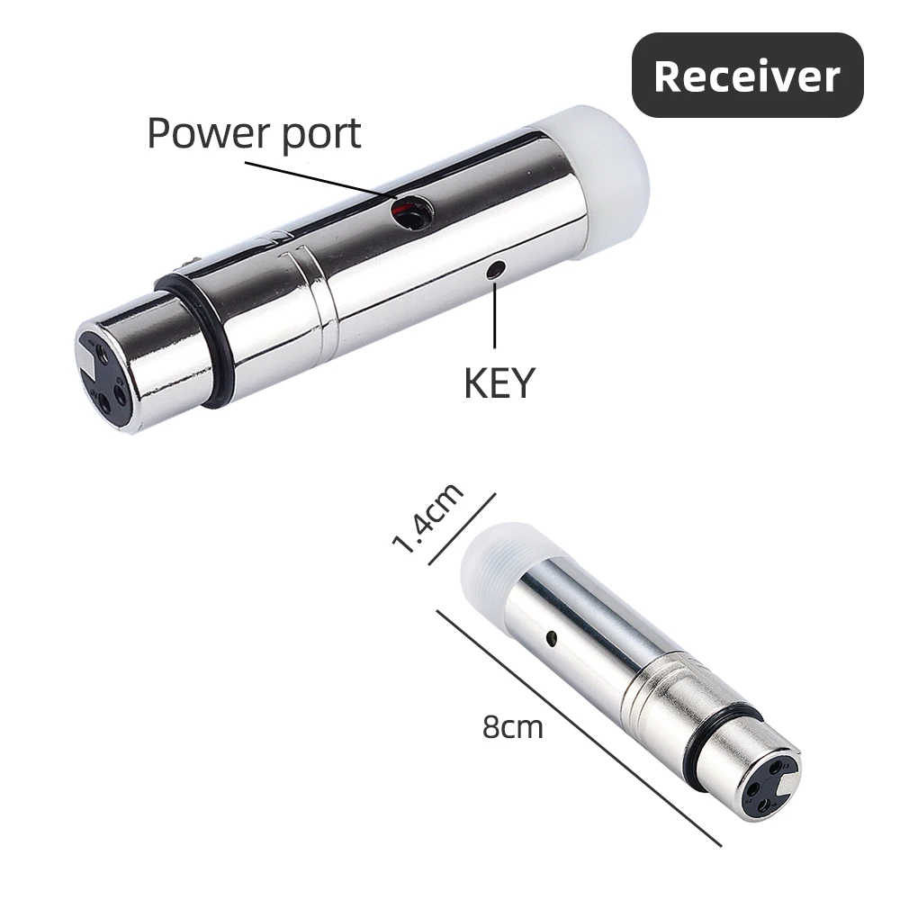 Мини DMX512 беспроводной системы приемник или передатчик 2,4 г для Светодиодный свет сцены светодиодный Par свет дискотека 500 м управления