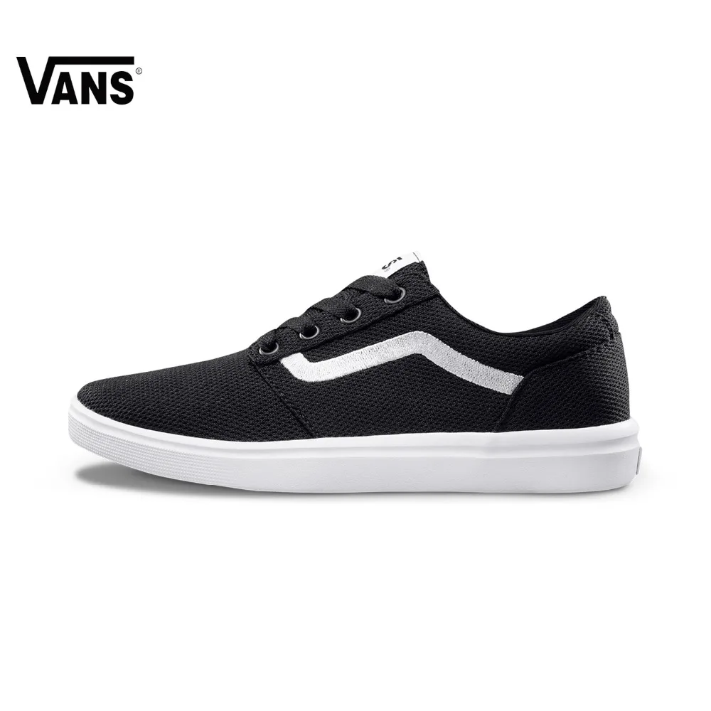 

Original Vans New Arrival Autumn Black Color Light-Weight Low-Top Men's Skateboarding Shoes Sport Shoes Sneakers