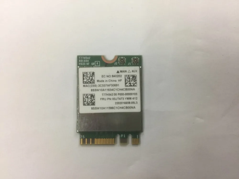 SSEA Новинка для Broadcom BCM943162ZP Dual Band 802.11ac WIFI Bluetooth 4 0 NGFF карта LENOVO E450 E550 E455 E555 G50 30 00JT473|wifi