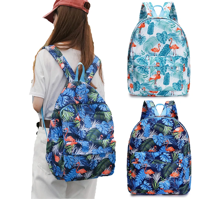 2019 de las mujeres, Mochila mujer chica Flamingo patrón de la hoja de diseño las mujeres Mochila mujeres hombro bolso mujer Mochila 2019 de las mujeres, Mochila mujer chica Flamingo patrón de la hoja de diseño las mujeres Mochila mujeres hombro bolso mujer Mochila